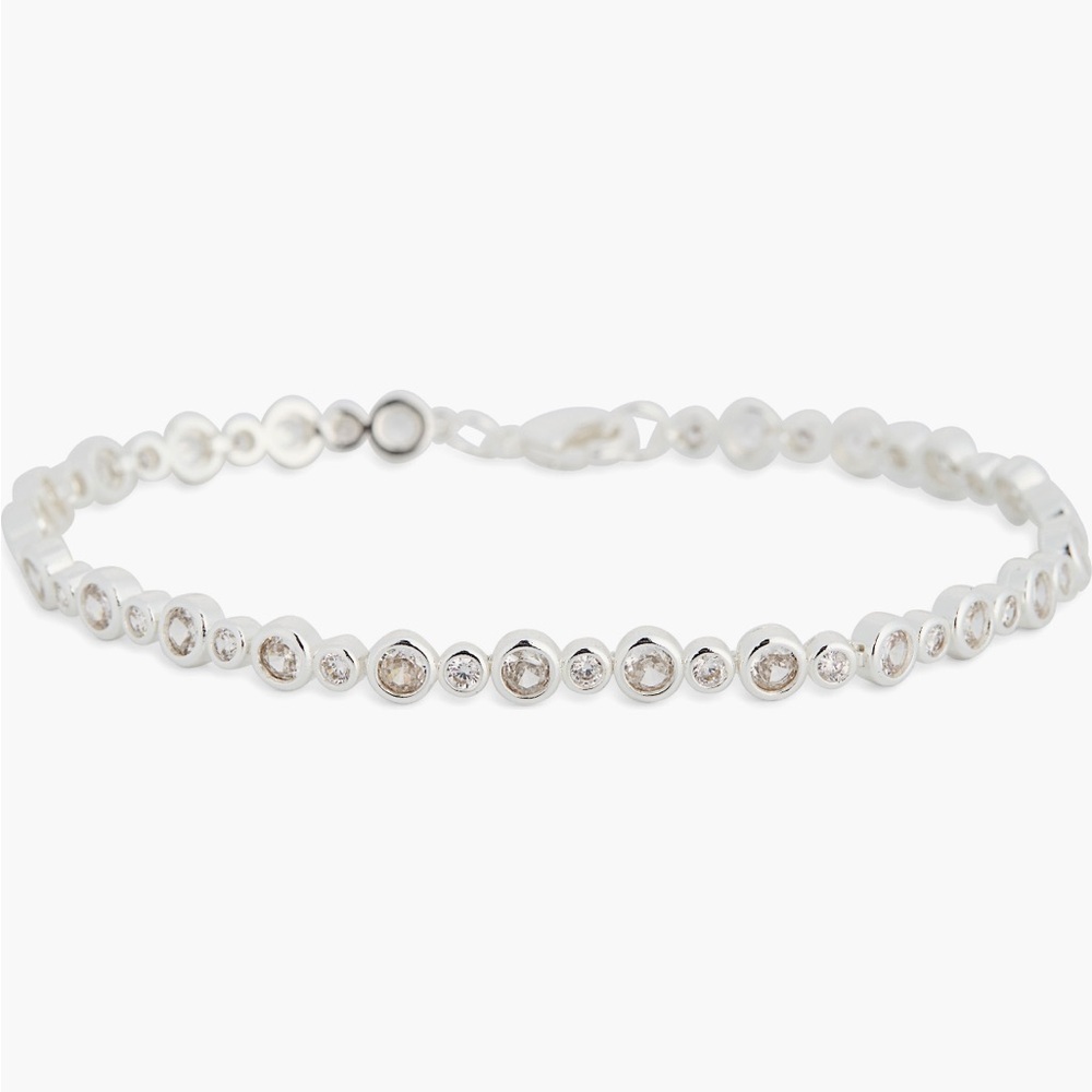 Bezel Set CZ Tennis Bracelet